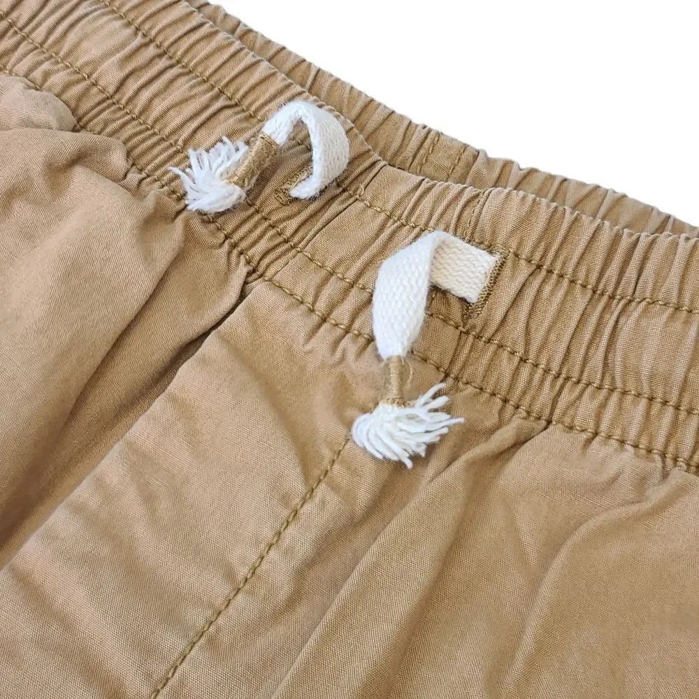 GAP Kids Boys Chino Jogger Tan Pull On Shorts L (10)